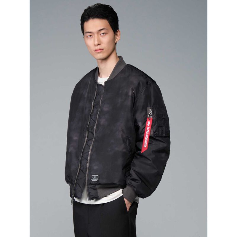Alpha Industries MA-1 Relaxed Fit Flight Jacket (Oxford Vintage Print) image number 3